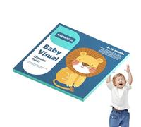 Tarjetas De Estimulación Visual Infantil: Tarjetas De Alto Contraste, Tarjetas De Aprendizaje Para Bebés | Herramientas De Desarrollo Sensorial, Actividades De Desarrollo Del Cerebro Para Recién Nacid