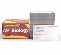 Tarjetas de estudio AP Biology Prep 2023 y 2024: AP Bio Review con preguntas de prueba de práctica para el examen de biología de colocación avanzada [2ª edición]