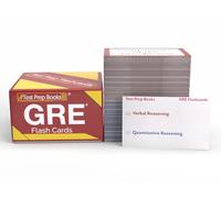 Tarjetas de estudio GRE Prep 2024-2025: preparación para pruebas GRE con preguntas de práctica [2ª edición]
