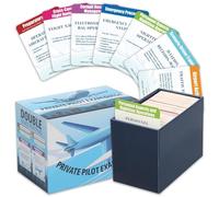Tarjetas de examen oral VFR para piloto privado - Más de 300 tarjetas de estudio que cubren códigos de tareas ACS, espacio aéreo, clima, gráficos seccionales y regulaciones - Actualizado para