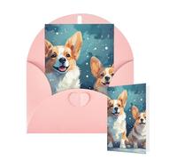 Tarjetas de felicitación con sobres, bonitas tarjetas en blanco para todas las ocasiones, cumpleaños, agradecimiento, invitaciones, día de San Valentín, 10 x 15 cm