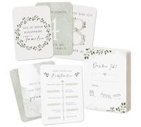 Tarjetas de felicitación de 1º año para bebé - 40 unidades - Regalo de nacimiento - Mi primer año - A6 para niños y niñas