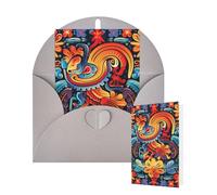 Tarjetas de felicitación de cumpleaños con sobres, tarjetas mexicanas en blanco para todas las ocasiones, tarjeta de agradecimiento para invitaciones de boda, Navidad, 10 x 15 cm