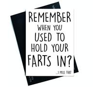 Tarjetas de felicitación de cumpleaños, para esposa, divertidas tarjetas, novio, novia, amiga, tarjeta de amigo, tarjetas de felicitación de cumpleaños, divertidas tarjetas Farts divertidas PC376