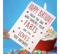 Tarjetas de felicitación de cumpleaños, tarjeta para esposa, novio, novia, amiga, tarjeta de amigo, tarjetas de felicitación de cumpleaños, divertidas tarjetas Farts divertidas PC120