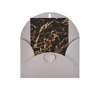 Tarjetas de felicitación de mármol dorado, sobres únicos para tarjetas de bricolaje, invitaciones de boda, cumpleaños, tarjetas en blanco para todas las ocasiones