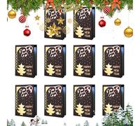 Tarjetas de felicitación de Navidad, 10 tarjetas de felicitación con sobres, tarjetas de vacaciones surtidas, postales de vacaciones, tarjetas de feliz Navidad para niños, familiares, amigos, negocios