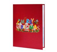 Tarjetas De Felicitación De Navidad | Tarjeta De Cumpleaños 3D Con Música Y Luces | Regalo De Reconocimiento Para Niños Niñas Y | Ideas Para Cumpleaños Graduación Y Regreso Escolar