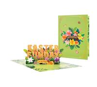 Tarjetas de felicitación de Pascua 3D - Escultura de papel pop-up, celebración de primavera, correspondencia, coleccionable | Expresión de aprecio por el intercambio estacional entre relaciones