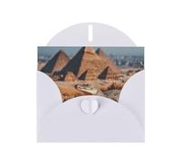 Tarjetas de felicitación de sobre blanco con patrón único de cocodrilo del desierto para escribir tus bendiciones para varias fiestas