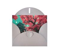 Tarjetas de felicitación de sobre gris con patrón único de Elysium de jardín para escribir tus bendiciones para varias fiestas