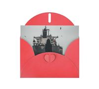 Tarjetas de felicitación de sobre rojo con patrón único de despedida para escribir tus bendiciones para varias fiestas