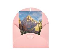 Tarjetas de felicitación en blanco de 10 x 15 cm, tarjeta de felicitación del parque nacional Zion, tarjetas de felicitación plegables en blanco, tarjetas de felicitación con sobres, tarjeta de