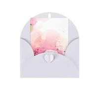 Tarjetas de felicitación en blanco de papel de fragmento de color, tarjetas de agradecimiento y sobres, 4 x 6 pulgadas, #boda, baby shower, fiesta.