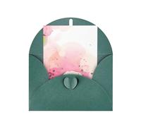 Tarjetas de felicitación en blanco de papel de fragmento de color, tarjetas de agradecimiento y sobres, 4 x 6 pulgadas, bodas, baby shower, fiesta.