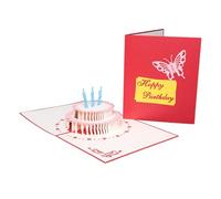 Tarjetas De Felicitación Pop-up 3D, Tarjetas De Cumpleaños Pop-up | Tarjeta Pop-up De Cumpleaños, Tarjeta De Cumpleaños De Papel Hueco Divertido - Lindas Postales De Cumpleaños Para Am