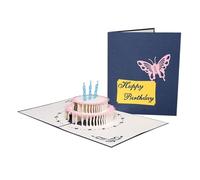 Tarjetas De Felicitación Pop-up 3D, Tarjetas De Cumpleaños Pop-up | Tarjeta Pop-up De Cumpleaños, Tarjeta De Cumpleaños De Papel Hueco Divertido - Diseño De Papel Hueco Divertido Lindo Tarjetas De