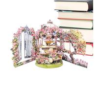 Tarjetas de Felicitación Tridimensionales para Cumpleaños | Artículos De Bendición Con Tema Jardín Para El Día Del Padre | Tarjetas De Felicitación De Papel - para Amantes de las Manualidades, Colecci