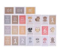 Tarjetas De Hitos Del Bebé Recién Nacido Primer Año Mes Boletas 1 Juego (Piezas)