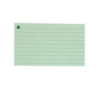 Tarjetas de índice forradas en blanco con anillos de encuadernación, tarjetas de estudio, juego de estudio para aprender revisiones alineadas, nota para estudiar