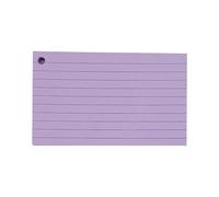 Tarjetas de índice forradas en blanco con anillos de encuadernación, tarjetas de estudio, juego de estudio para aprender revisiones alineadas, nota para estudiar