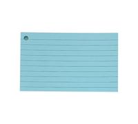 Tarjetas de índice forradas en blanco con anillos de encuadernación, tarjetas de estudio, juego de estudio para aprender revisiones alineadas, nota para estudiar