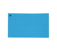 Tarjetas de índice rayadas, tarjetas en blanco con anillos de encuadernación, tarjetas de estudio, juego de estudio para aprender revisiones rayadas, nota para estudiar