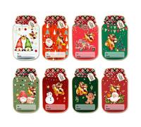 Tarjetas de intercambio de celebraciones, tarjetas de intercambio Elegnat, tarjeta de papel en forma de tarro de masones, suministros de vacaciones, suministros de fiesta