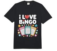 Tarjetas de Juego Divertidas y Vibrantes de I Love Bingo Comfort Colors Adult Heavyweight T-Shirt