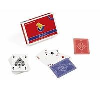 Tarjetas De Juego Rummy S. Siro Plástico Paquete 2 Cubiertas 55 Dal Negro