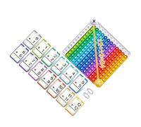 Tarjetas de matemáticas interactivas para práctica de aritmética divertida con diseño de tarjetas de aprendizaje de aritmética de multiplicación, tarjetas de aprendizaje de división de multiplicación