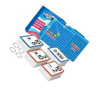 Tarjetas de matemáticas interactivas para practicar aritmética divertida con diseño reutilizable, tarjetas de práctica matemática para niños