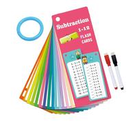 Tarjetas de memoria borrables de operación matemática para estudiantes KID tarjetas de estudio de aprendizaje temprano reutilizables tarjetas flash de matemáticas