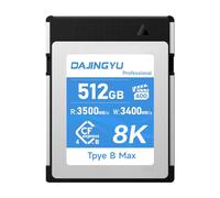Tarjetas de memoria CFexpress 4.0 tipo B de 512 GB para grabación de fotos y video RAW 8K compatibles con cámaras Canon Nikon R5/R5C/Z8/Z9 de hasta 3500 MB/s de escritura, 3400 MB/s de lectura