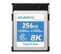 Tarjetas de memoria CFexpress 4.0tipo B de 256 GB para grabación de fotos y video RAW de 8K compatibles con cámaras Canon Nikon R5/R5C/Z8/Z9 de hasta 3500 MB/s de escritura, 3400 MB/s de lectura