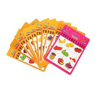 Tarjetas de mentalismo de predicción de frutas: accesorio mágico de primer plano para trucos de lectura mental, interacción de fiestas, actuaciones ilusorias