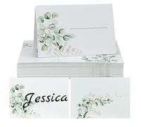 Tarjetas de Mesa 50 Hojas Tarjetas de Lugar 11 x 8,5 cm Tarjetas Mesa Boda Tarjeta de Mesa para Fiesta de Boda Comunión Bautizo Cumpleaños Confirmación Baby Shower