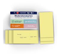 Tarjetas de moderación amarillas (250 unidades)