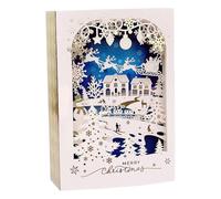 Tarjetas de Navidad 2024 - Tarjetas de Navidad familiares | Divertidas tarjetas de Navidad | Bonitas tarjetas de felicitación de Papá Noel | Tarjetas de Navidad personalizadas | Tarjetas de notas de