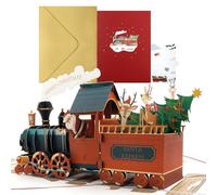 Tarjetas de Navidad 3D Pop-Up,Tarjetas de Navidad con Sobres,Tarjeta Exquisita para Navidad,Tarjetas Navidad para Felicitaciones,Deseos Navideñas