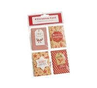 Tarjetas de Navidad con diseño preperforado, papel sostenible para adornos de árbol y actividades de manualidades, tarjetas de Navidad para decoración de oficina