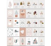 Tarjetas de Navidad con juego de sobres de 30 - en español - Tarjetas A6 plegables tarjetas de felicitación navideñas