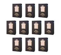 Tarjetas de Navidad con sobres, bonitas tarjetas de Navidad, juego con 10 tarjetas de Navidad con sobres, sellos de tarjetas de Navidad, diferentes tarjetas de vacaciones, tarjetas de notas para niños