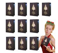 Tarjetas de Navidad con sobres, hermosas tarjetas de Navidad, 10 unidades de tarjetas de felicitación de Navidad, tarjetas de notas de Feliz Navidad, varias tarjetas de Navidad para vacaciones