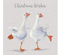 Tarjetas de Navidad de Wrendale Designs con el texto "Dancing On Ice"