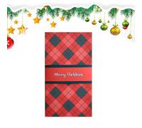 Tarjetas de Navidad genéricas - Tarjeta de felicitación de 10,8 pulgadas de 10,8 pulgadas para una visualización ordenada, fácil acceso con un clip organizador de folleto para adultos