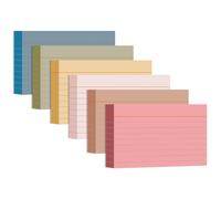 Tarjetas de ndice rayadas de 3x5, 216 unidades, tarjetas de estudio para aprender y estudiar, tarjetas de notas rayadas para el hogar, tiles es
