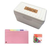 Tarjetas de notas coloridas de 3 x 5 pulgadas para llevar listas de tareas, 150/200 hojas, tarjetas divisoras, índices de papel con pestañas