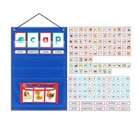 Tarjetas De Palabras,Manipulación De Juguete Escolar para Ortografía de PVC | Tabla de Juegos de Fonética de Palabras | Para Chicos Niñas Y Niños