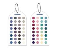 Tarjetas De Paleta De Color Estacional 2 Piezas Guía De Doble Cara